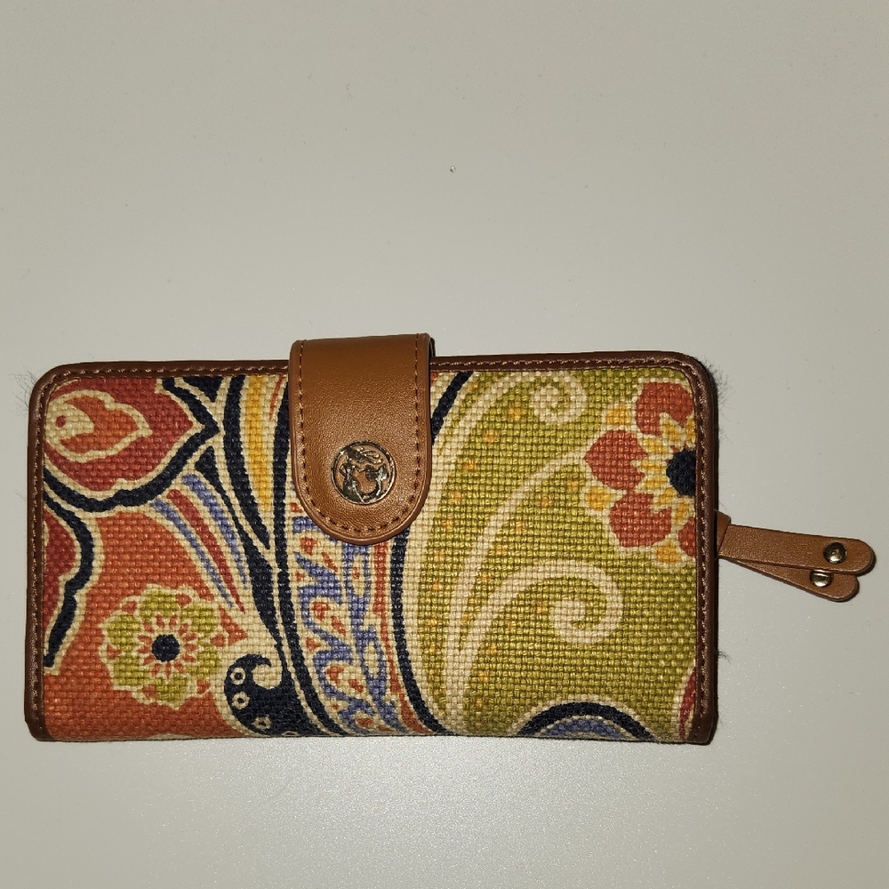Spartina 449 Snap Wallet Rustic Paisley